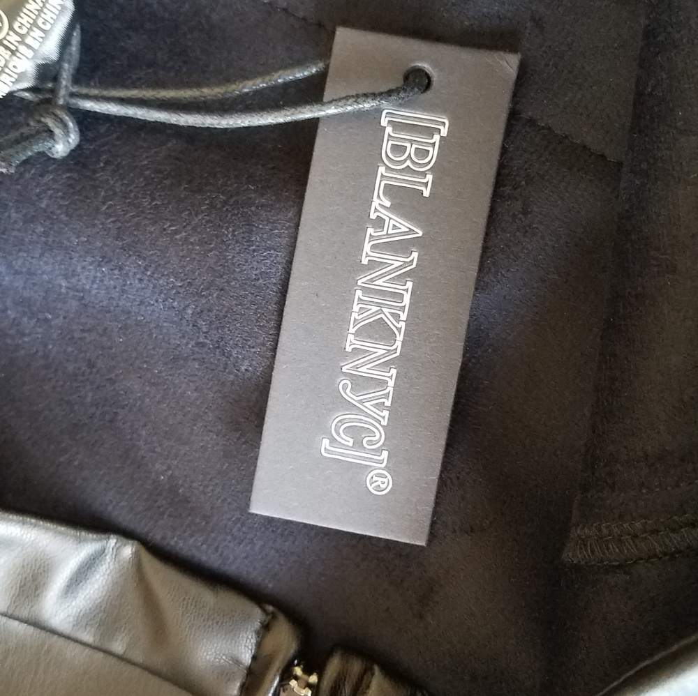 BLANK NYC Pencil Faux Leather Skirt with Tie Closure - Picture 6 of 8